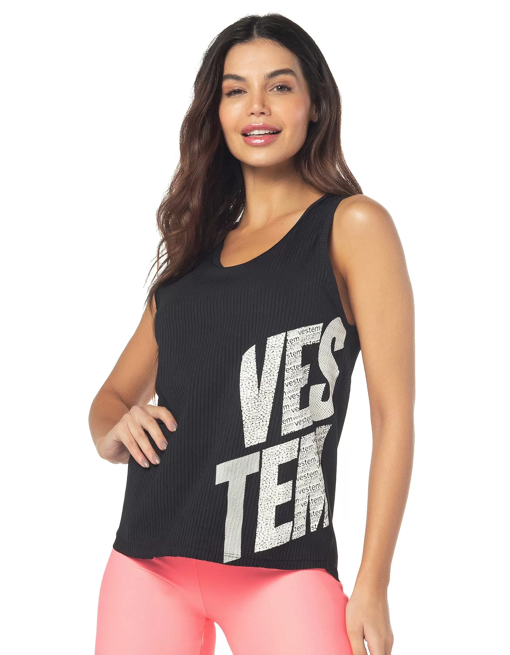 Vestem - Tank Shirt Isla Black - REG684.C0002