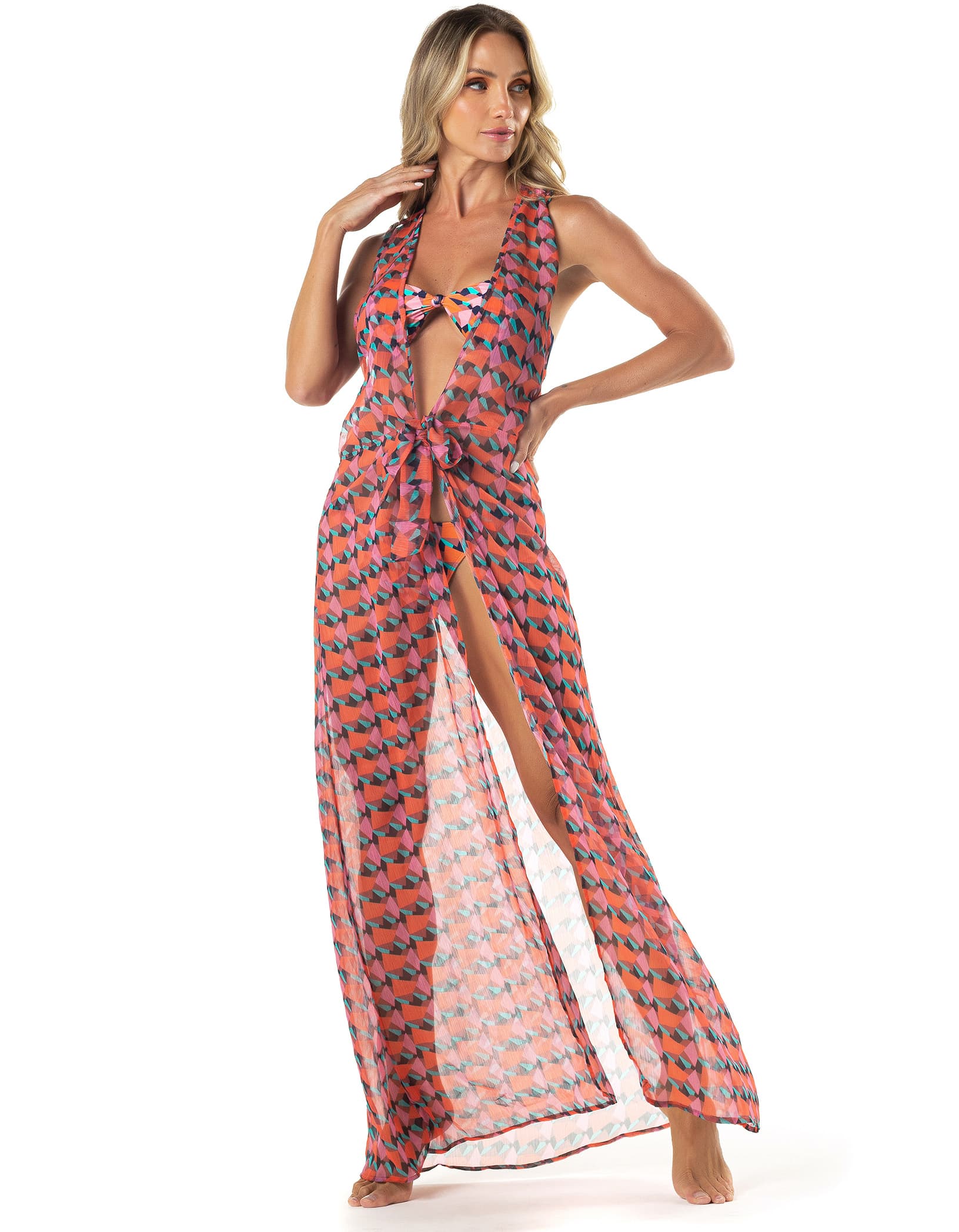 Vestem - Beach Outing Dress Cecilia Geometrico - SP278.E1090