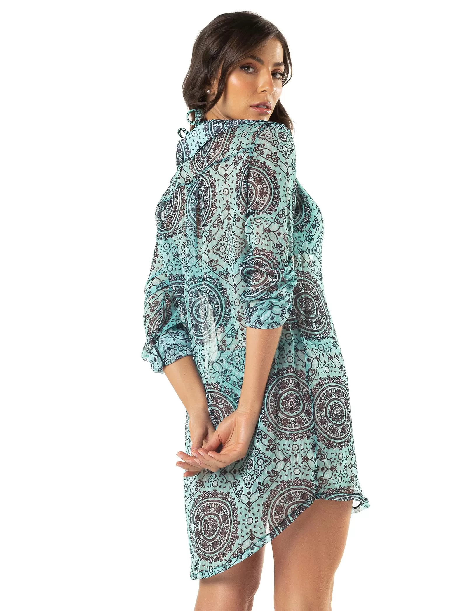 Vestem - Beach Outing Chemise Classic Joana Paisley Etero - SP277.E1094 Vestem - Beach Outing Chemise Classic Joana Paisley Etero - SP277.E1094