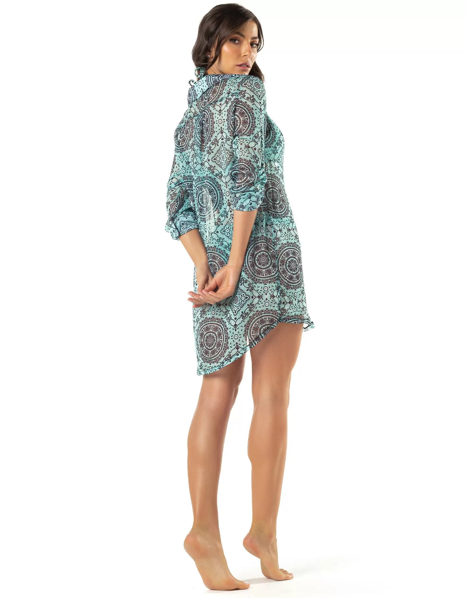 Vestem - Beach Outing Chemise Classic Joana Paisley Etero - SP277.E1094 Vestem - Beach Outing Chemise Classic Joana Paisley Etero - SP277.E1094