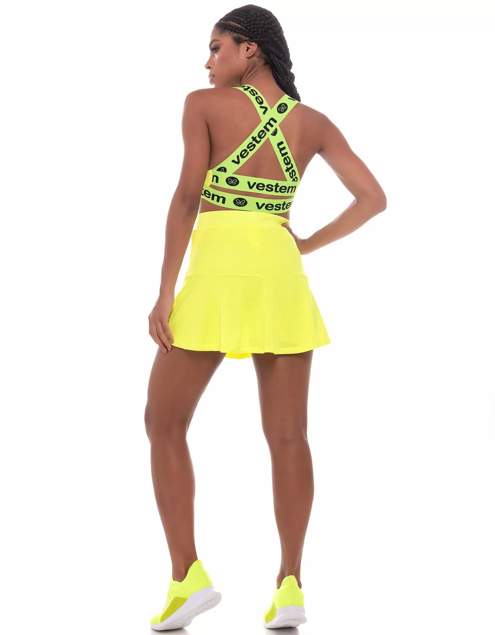 Vestem - Neon Yellow Leblon Skirt - SA146.C0009 Vestem - Neon Yellow Leblon Skirt - SA146.C0009