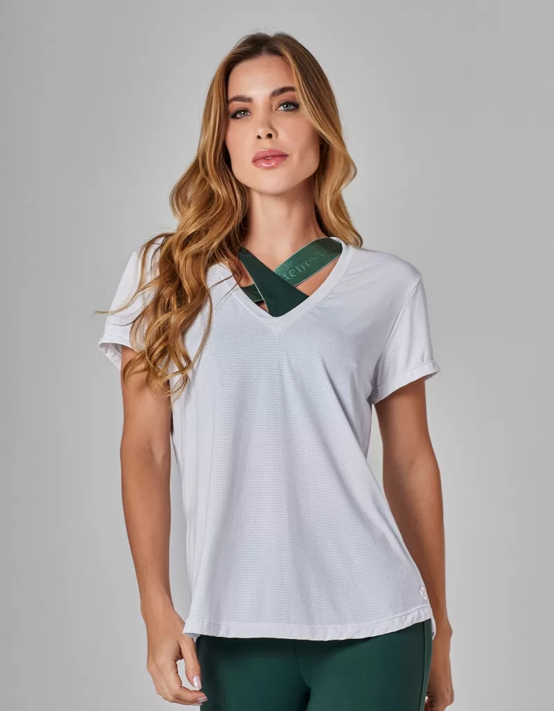 Vestem - Shirt Dry Fit Short Sleeve Janice White - BMC31.ESS.C0001