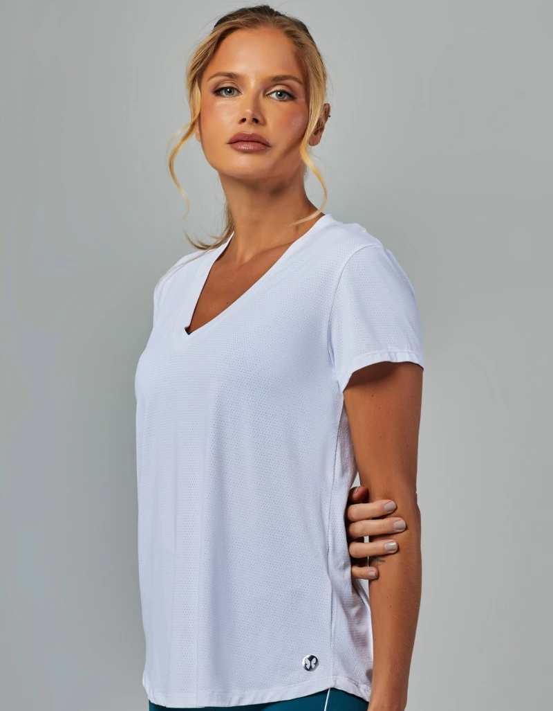 Vestem - Shirt Dry Fit Short Sleeve Janice White - BMC31.ESS.C0001