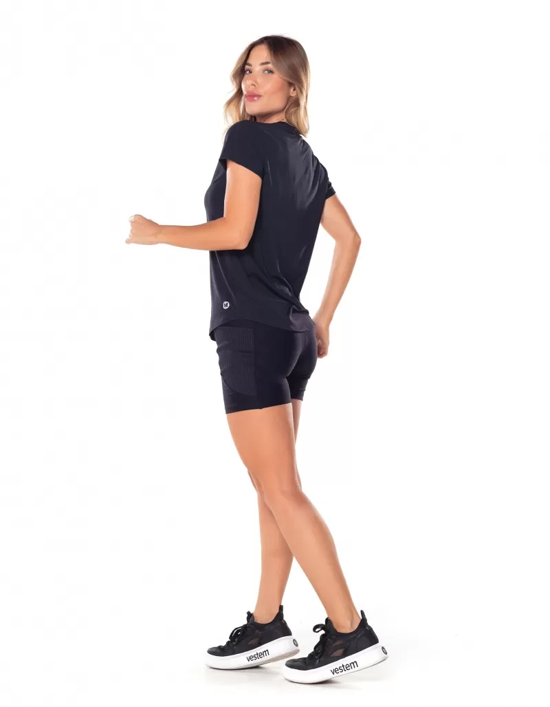 Vestem - Shirt Dry Fit Short Sleeve Janice Black - BMC31.ESS.C0002 Vestem - Shirt Dry Fit Short Sleeve Janice Black - BMC31.ESS.C0002
