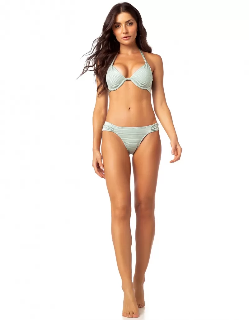 Vestem - Etero Green Texture Push Up Bikini Top - BJ174.C0291 Vestem - Etero Green Texture Push Up Bikini Top - BJ174.C0291