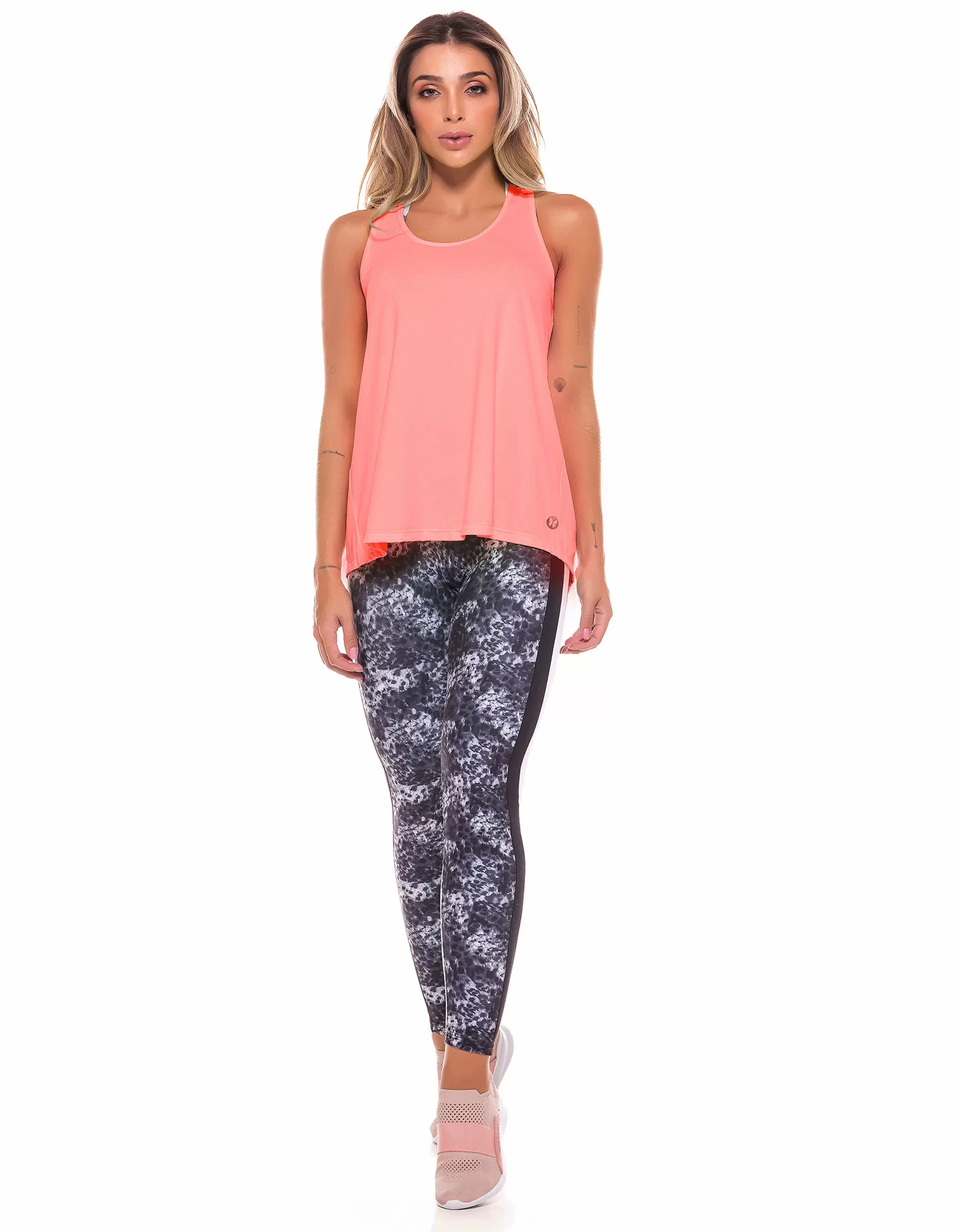 Vestem - Tank Shirt Dry Fit Delmar Coral Neon Orange - REG12.ESS.C0247 Vestem - Tank Shirt Dry Fit Delmar Coral Neon Orange - REG12.ESS.C0247
