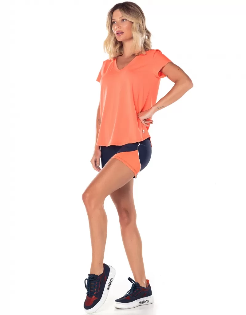 Vestem - Shirt Dry Fit Short Sleeve Janice Orange Neon - BMC31.ESS.C0007 Vestem - Shirt Dry Fit Short Sleeve Janice Orange Neon - BMC31.ESS.C0007