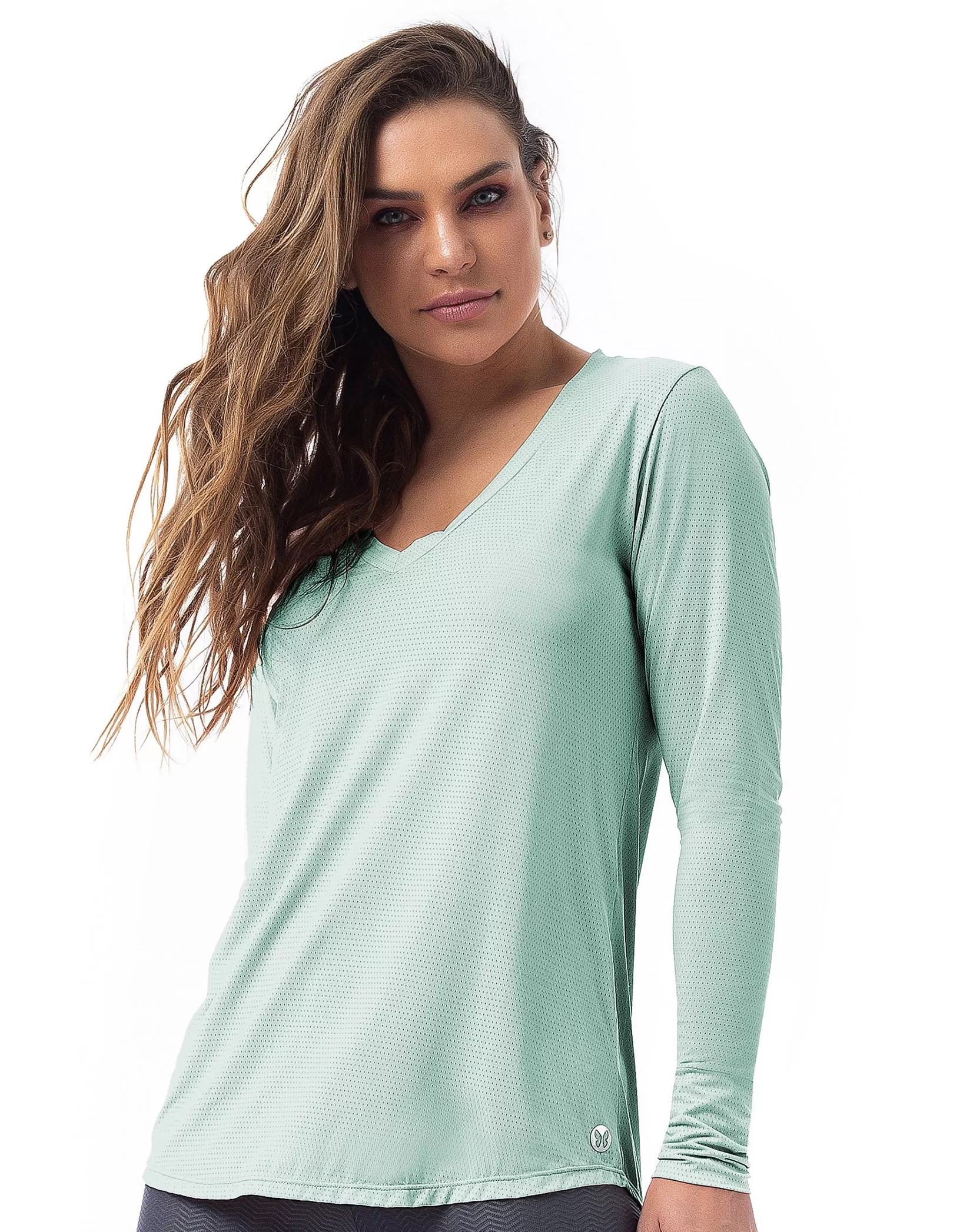 Vestem - Shirt Dry Fit Long Sleeve Janice Verde Etero - BML16.ESS.C0291