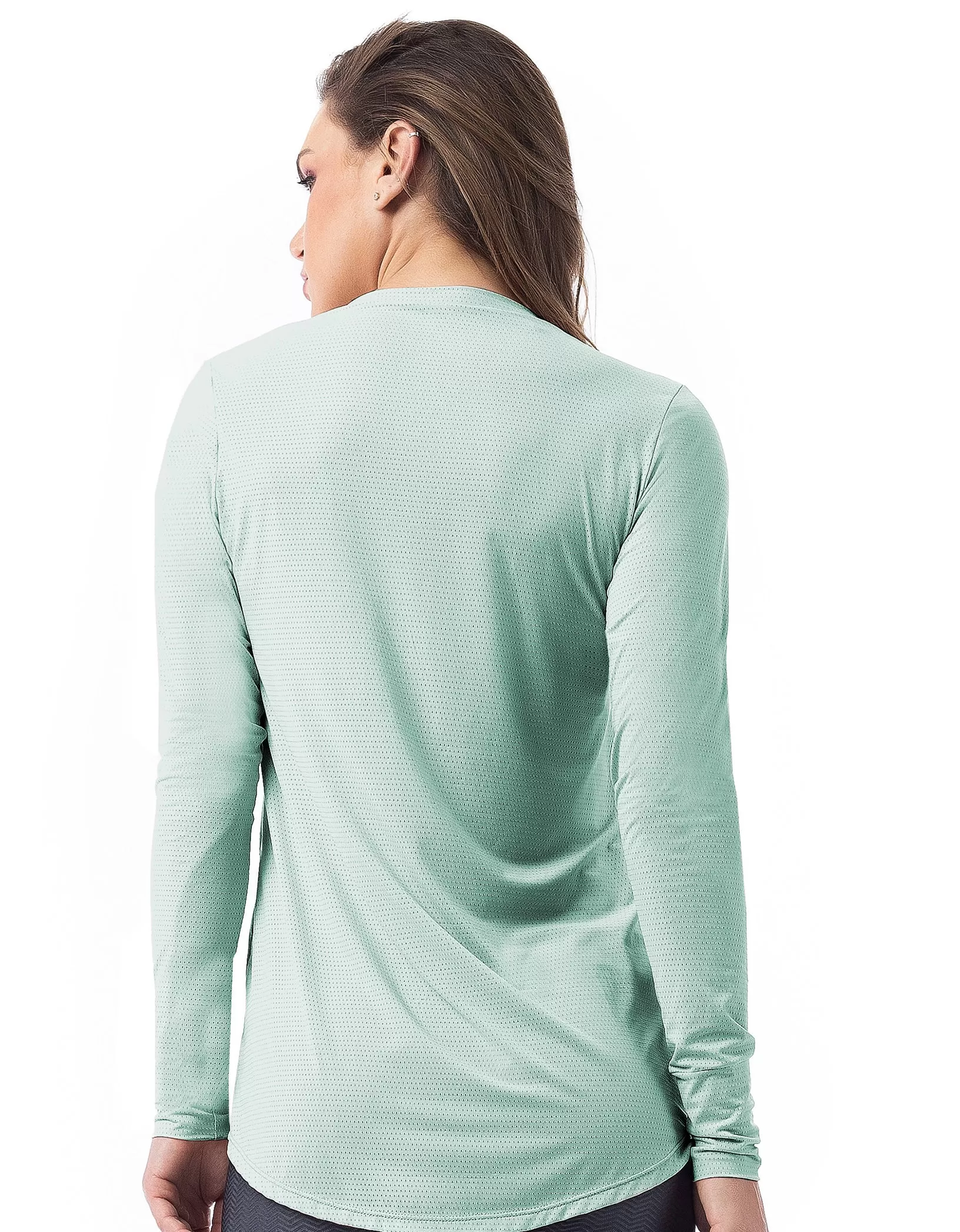 Vestem - Shirt Dry Fit Long Sleeve Janice Verde Etero - BML16.ESS.C0291 Vestem - Shirt Dry Fit Long Sleeve Janice Verde Etero - BML16.ESS.C0291