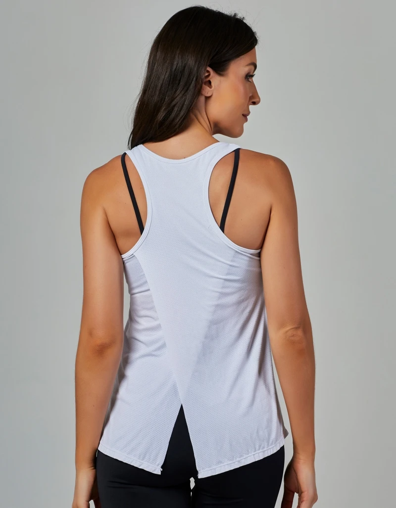 Vestem - Tank Shirt Dry Fit Delmar White - REG12.ESS.C0001 Vestem - Tank Shirt Dry Fit Delmar White - REG12.ESS.C0001