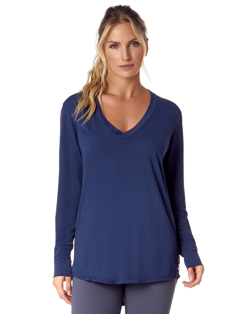 Vestem - Dry Fit Long Sleeve Shirt Janice Navy Blue - BML16.ESS.C0028