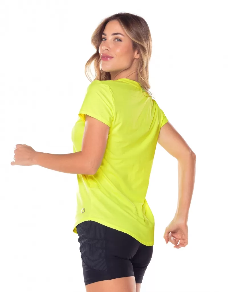 Vestem - Shirt Dry Fit Short Sleeve Janice Yellow Neon - BMC31.ESS.C0009 Vestem - Shirt Dry Fit Short Sleeve Janice Yellow Neon - BMC31.ESS.C0009