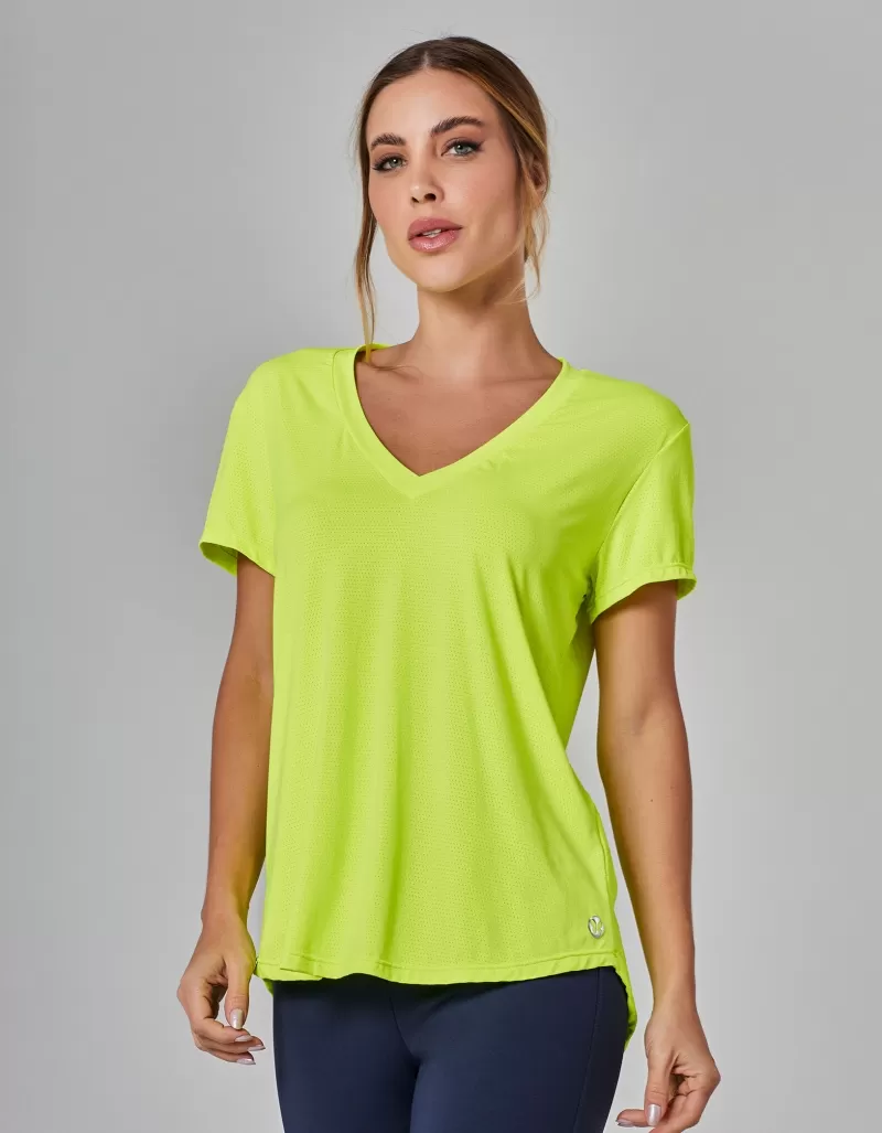 Vestem - Shirt Dry Fit Short Sleeve Janice Yellow Neon - BMC31.ESS.C0009