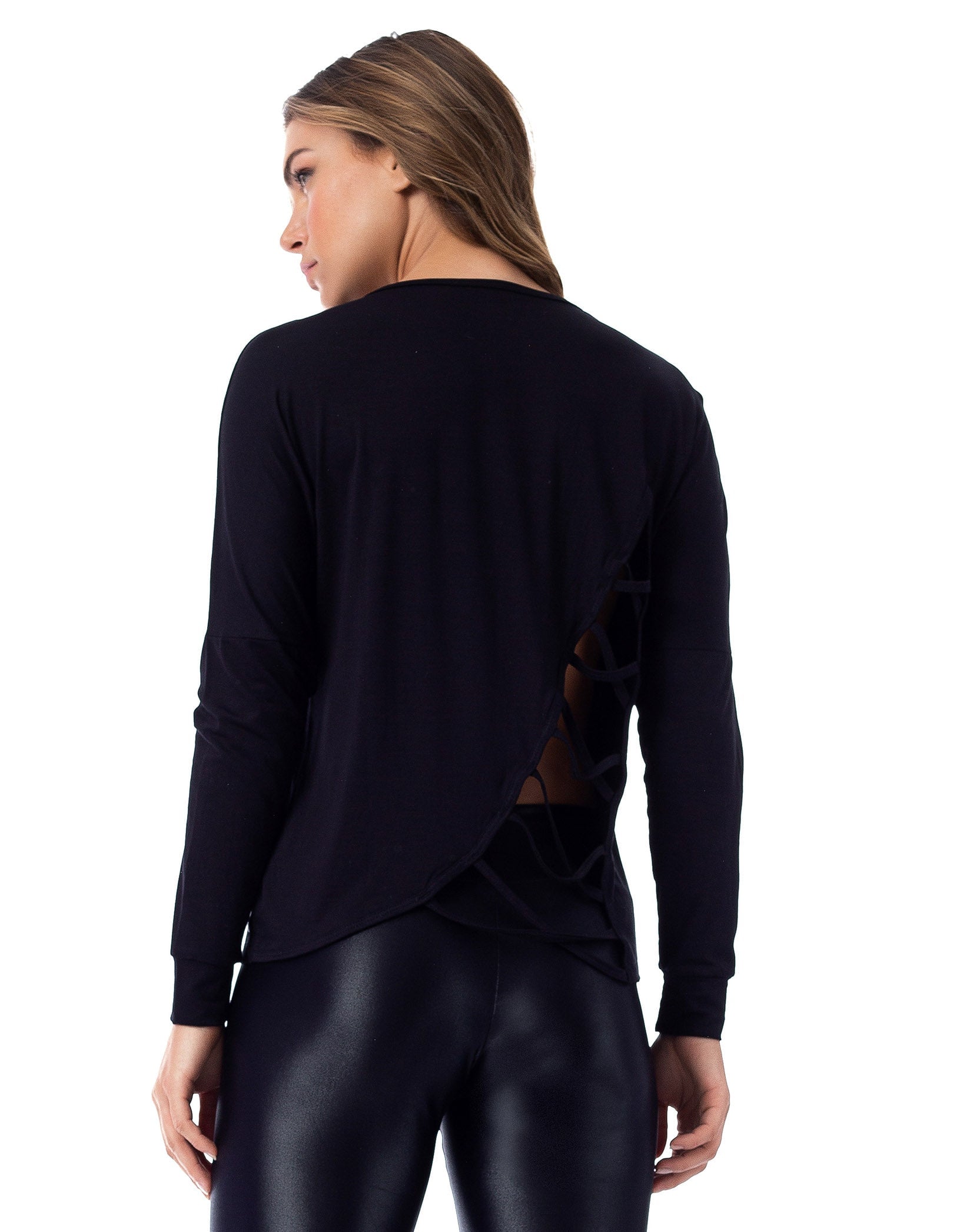 Vestem - Black Plant Long Sleeve Shirt - BML259.C0002
