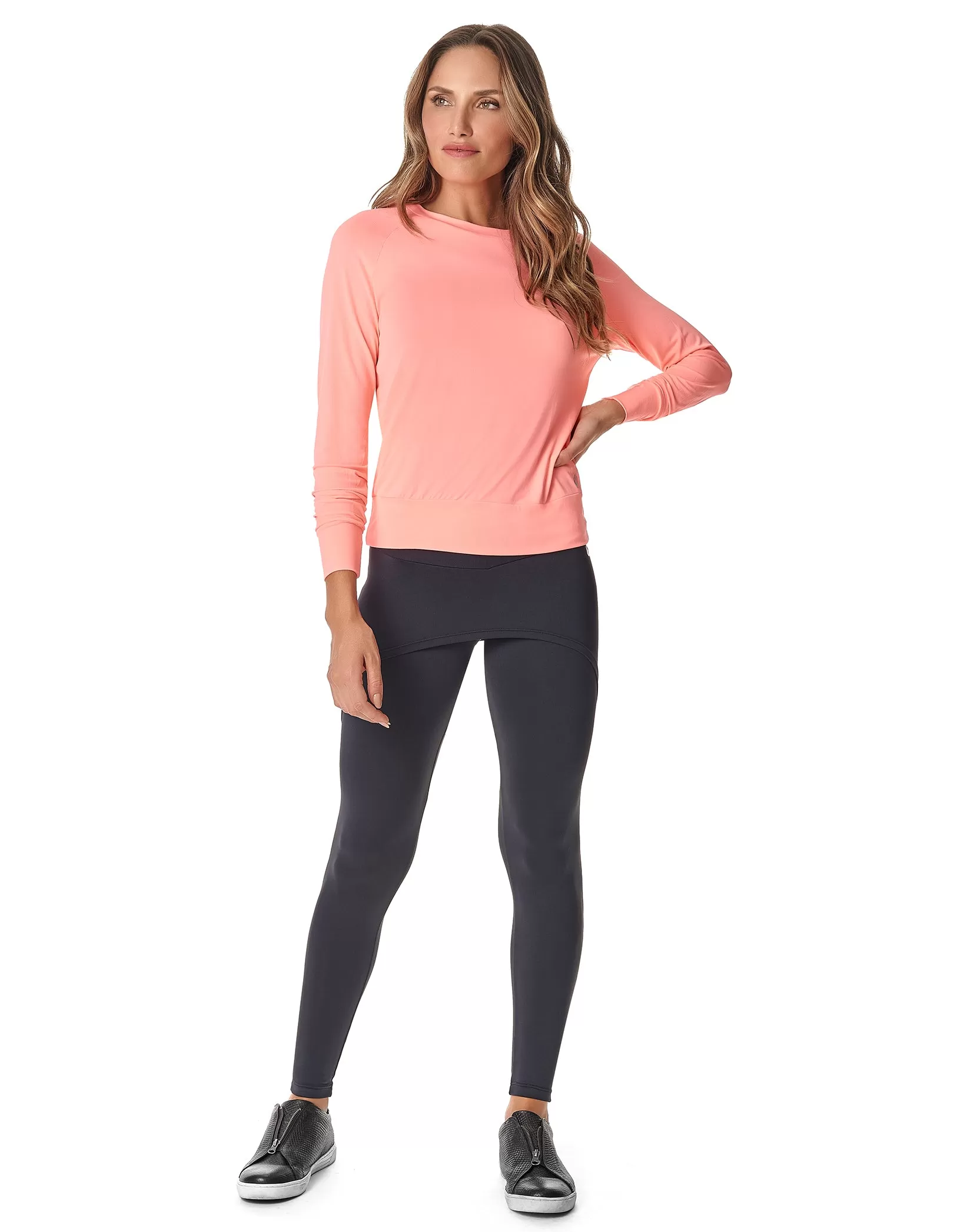 Vestem - Shirt Dry Fit Long Sleeve Soul Coral Orange Zig Zag - BML155.C0247 Vestem - Shirt Dry Fit Long Sleeve Soul Coral Orange Zig Zag - BML155.C0247