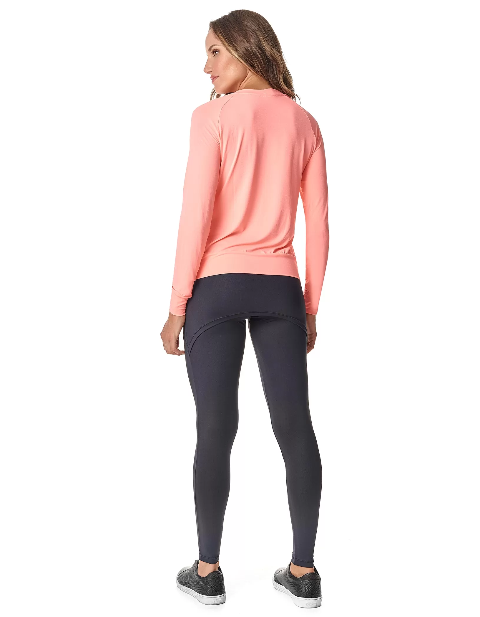 Vestem - Shirt Dry Fit Long Sleeve Soul Coral Orange Zig Zag - BML155.C0247 Vestem - Shirt Dry Fit Long Sleeve Soul Coral Orange Zig Zag - BML155.C0247