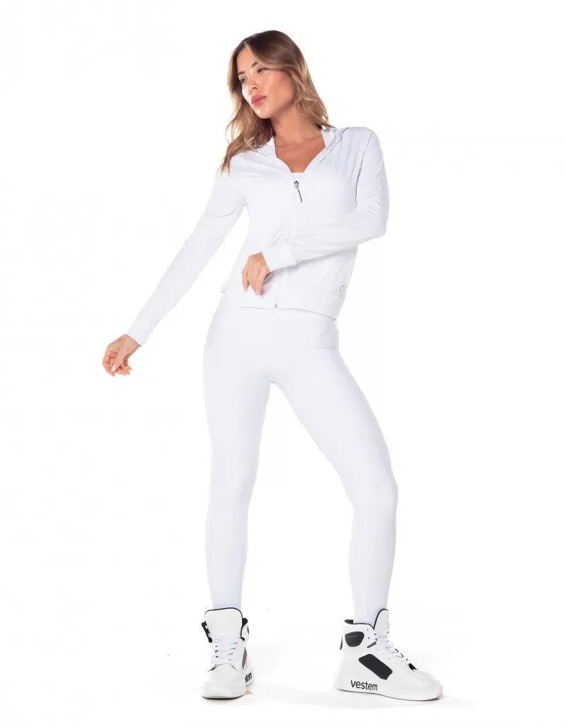 Vestem - Dry Fit Minimal Chic White Jacket - JAC88.ESS.C0001 Vestem - Dry Fit Minimal Chic White Jacket - JAC88.ESS.C0001