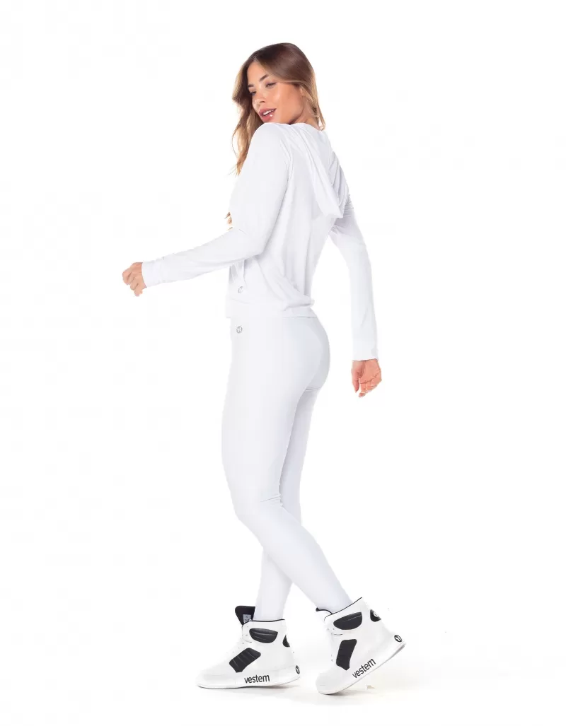 Vestem - Dry Fit Minimal Chic White Jacket - JAC88.ESS.C0001 Vestem - Dry Fit Minimal Chic White Jacket - JAC88.ESS.C0001