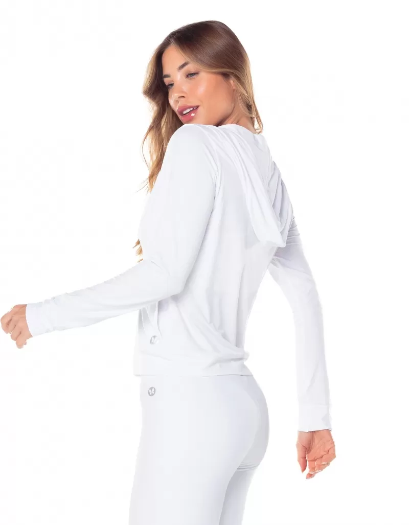 Vestem - Dry Fit Minimal Chic White Jacket - JAC88.ESS.C0001 Vestem - Dry Fit Minimal Chic White Jacket - JAC88.ESS.C0001