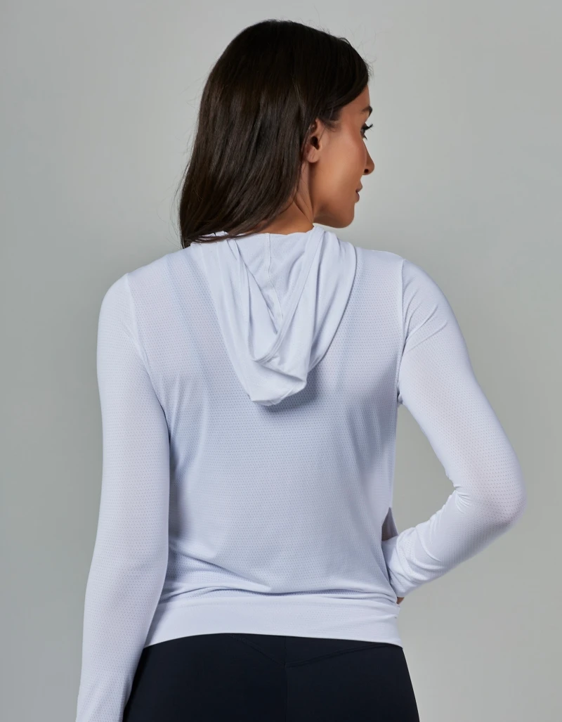 Vestem - Dry Fit Minimal Chic White Jacket - JAC88.ESS.C0001 Vestem - Dry Fit Minimal Chic White Jacket - JAC88.ESS.C0001