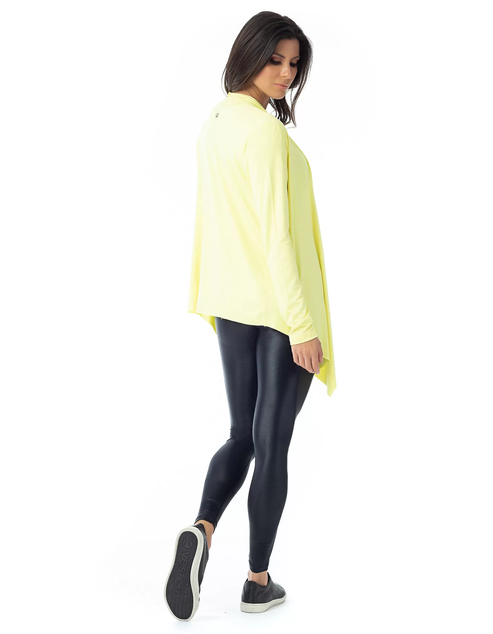Vestem - Long Sleeve Shirt Cardigan Blanca Yellow - BML138.00006