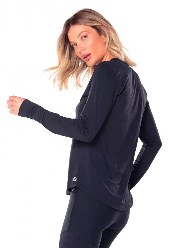 Vestem - Dry Fit Long Sleeve Shirt Janice Black - BML16.ESS.C0002 Vestem - Dry Fit Long Sleeve Shirt Janice Black - BML16.ESS.C0002