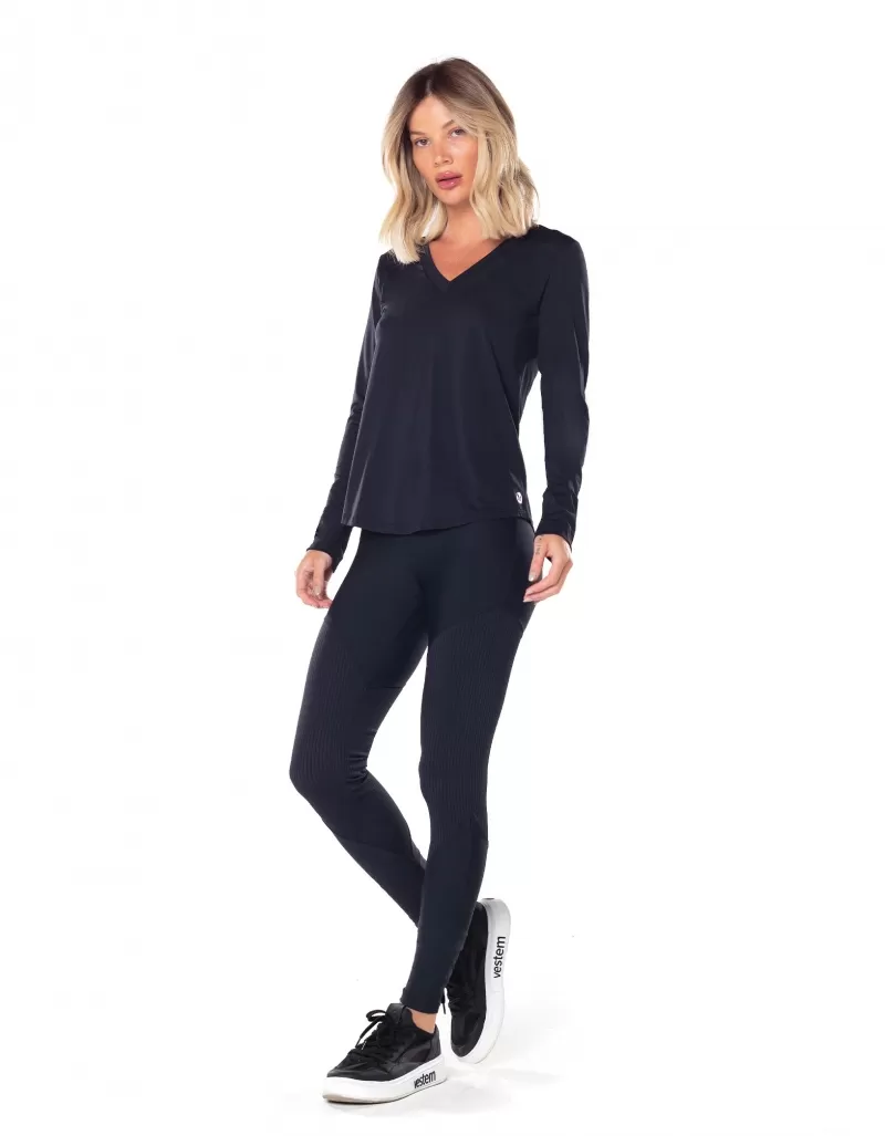 Vestem - Dry Fit Long Sleeve Shirt Janice Black - BML16.ESS.C0002 Vestem - Dry Fit Long Sleeve Shirt Janice Black - BML16.ESS.C0002