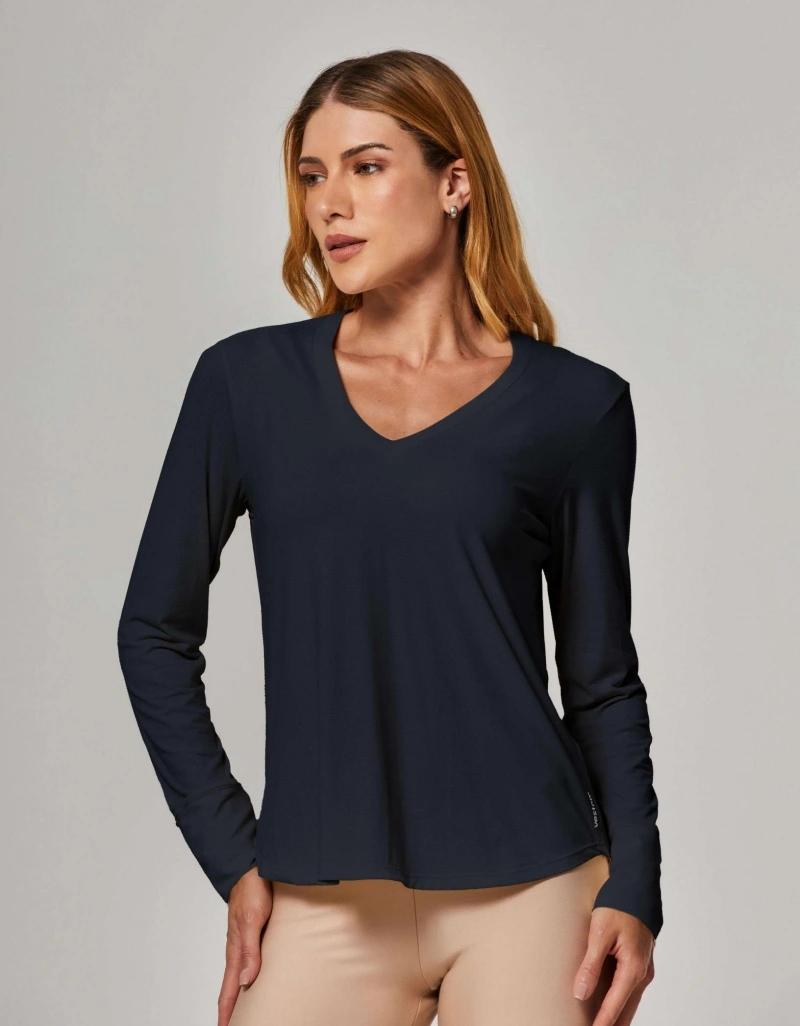 Vestem - Dry Fit Long Sleeve Shirt Janice Black - BML16.ESS.C0002