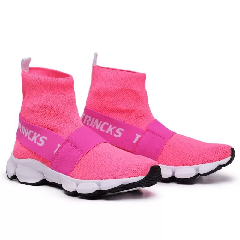 Trincks Calçados - Tennis Socks Unisex Knit Pink - Trincks Calçados - Tennis Socks Unisex Knit Pink -