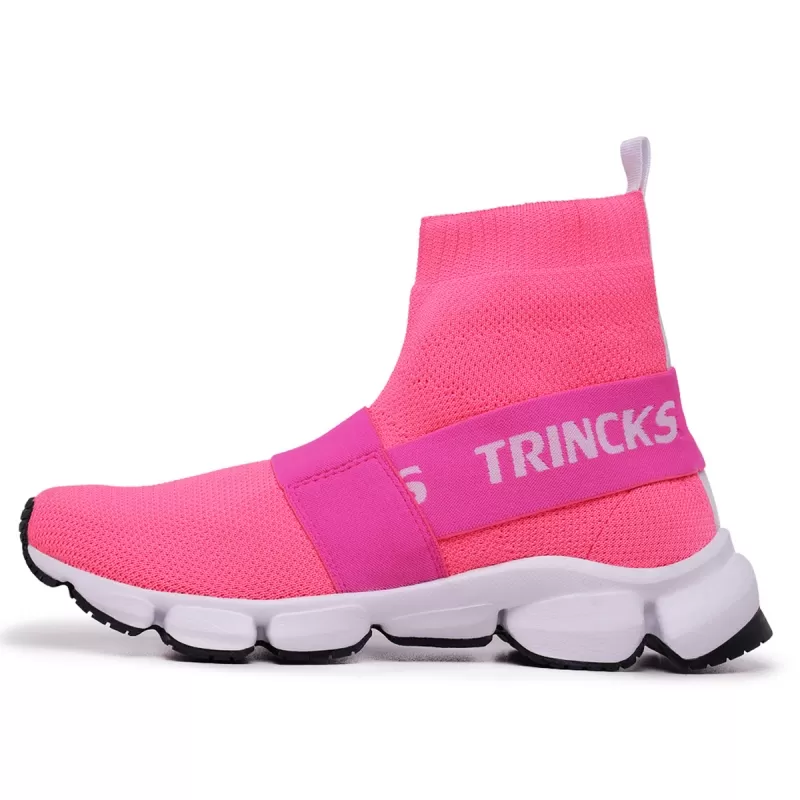 Trincks Calçados - Tennis Socks Unisex Knit Pink - Trincks Calçados - Tennis Socks Unisex Knit Pink -