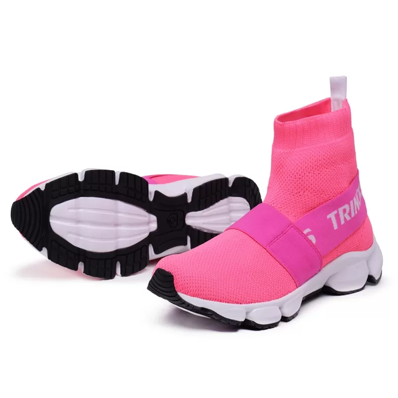 Trincks Calçados - Tennis Socks Unisex Knit Pink - Trincks Calçados - Tennis Socks Unisex Knit Pink -
