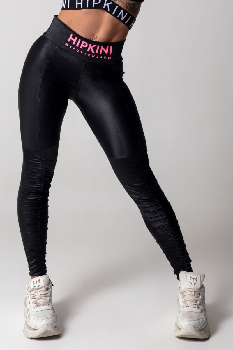Hipkini - SportsWear Legging Black with Silk - 3339784