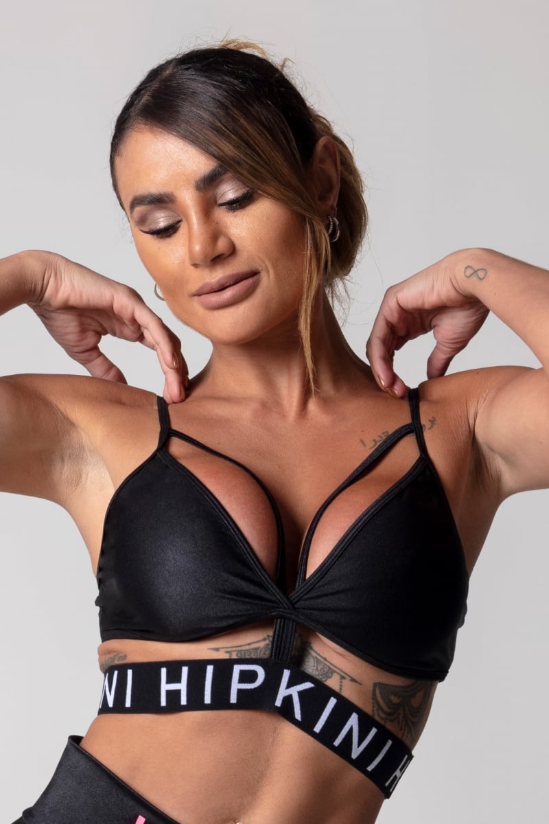 Hipkini - Top SportsWear Fitness Black Cirre - 3339783 Hipkini - Top SportsWear Fitness Black Cirre - 3339783