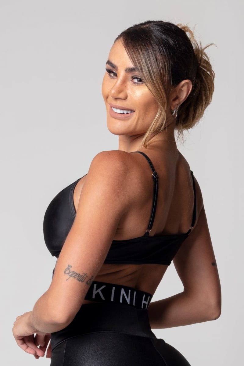 Hipkini - Top SportsWear Fitness Black Cirre - 3339783 Hipkini - Top SportsWear Fitness Black Cirre - 3339783