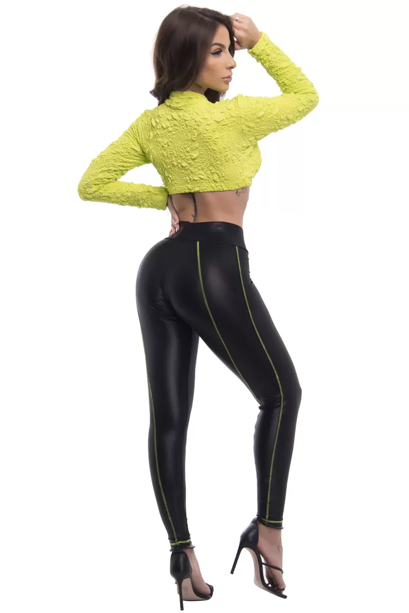 Trincks - Cropped Long Sleeve Lemon Charmy Tricks - Trincks - Cropped Long Sleeve Lemon Charmy Tricks -