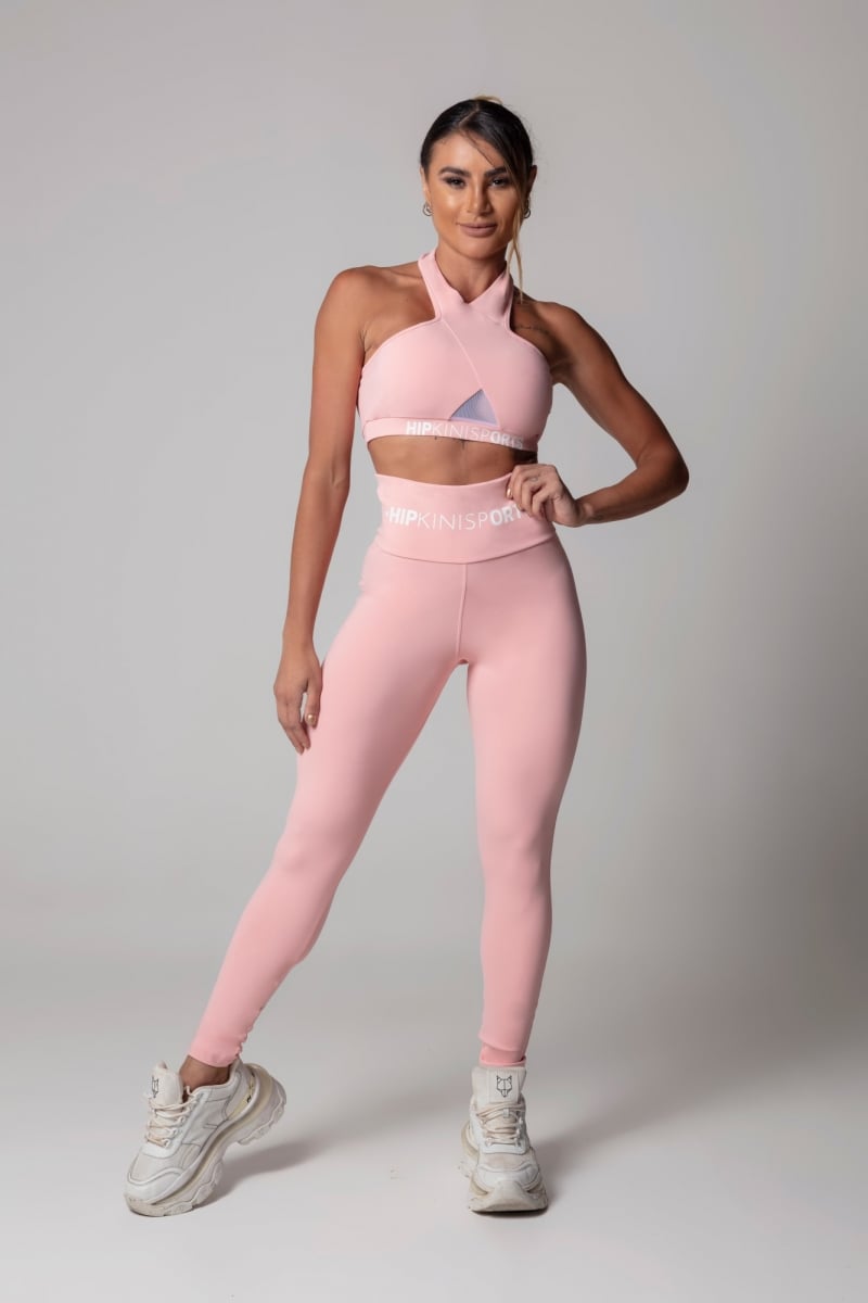 Hipkini - Single Front Pink SportsWear Top - 3339790 Hipkini - Single Front Pink SportsWear Top - 3339790