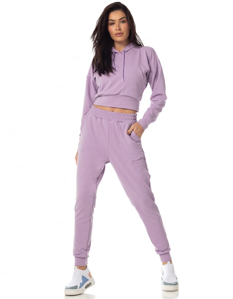 Vestem - Lilac Hooded Long Sleeve Shirt - BML438.I23.C0023 Vestem - Lilac Hooded Long Sleeve Shirt - BML438.I23.C0023