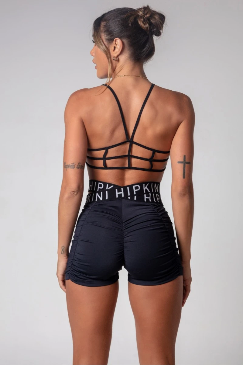 Hipkini - Top Gym Girl Black with Silk - 3339811