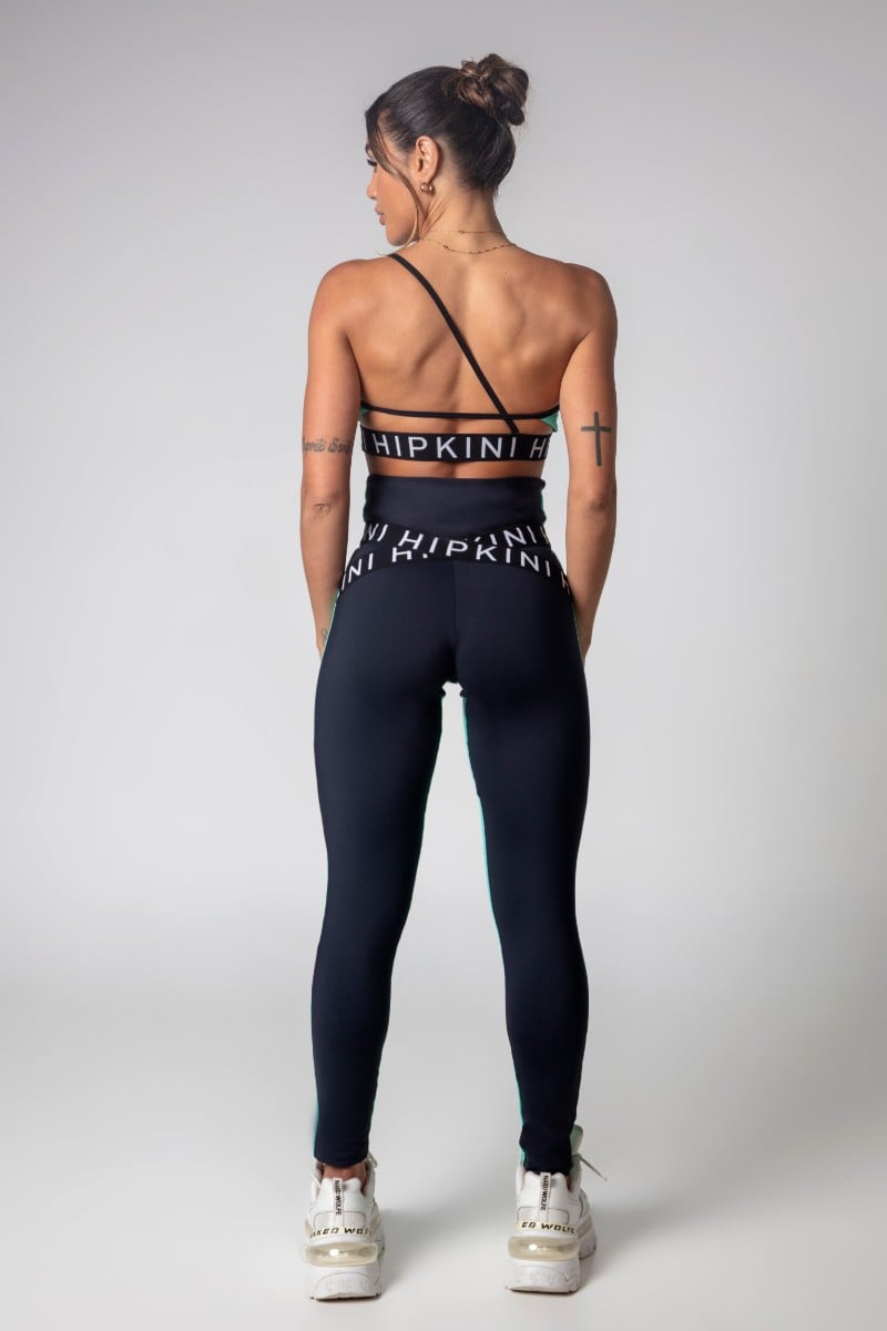 Hipkini - Green Textured Gym Girl Top - 3339834 Hipkini - Green Textured Gym Girl Top - 3339834