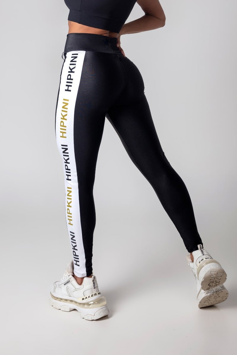 Hipkini - Black Gym Girl Leggings with Cirrê - 3339832