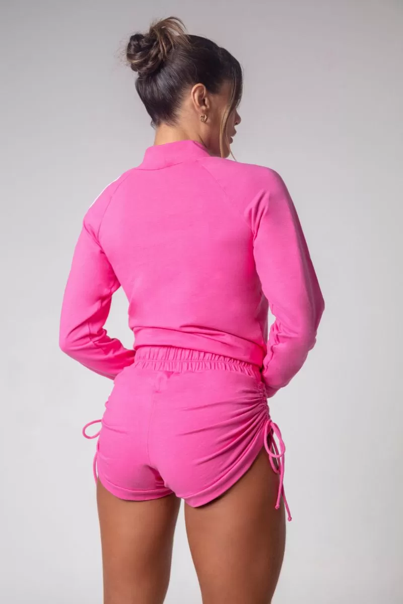 Hipkini - Blouse Pink Gym Girl Shorts - 3339822 Hipkini - Blouse Pink Gym Girl Shorts - 3339822