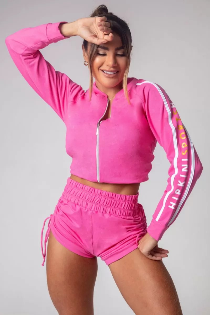 Hipkini - Blouse Pink Gym Girl Shorts - 3339822 Hipkini - Blouse Pink Gym Girl Shorts - 3339822