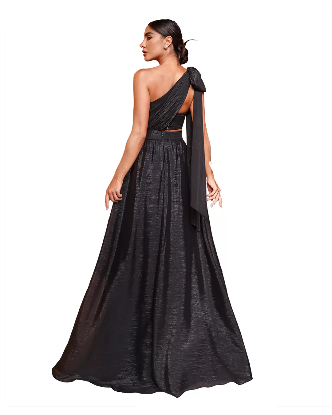 Dot Clothing - Dress Dot Clothing Long with Black Top - 1868PRETO Dot Clothing - Dress Dot Clothing Long with Black Top - 1868PRETO