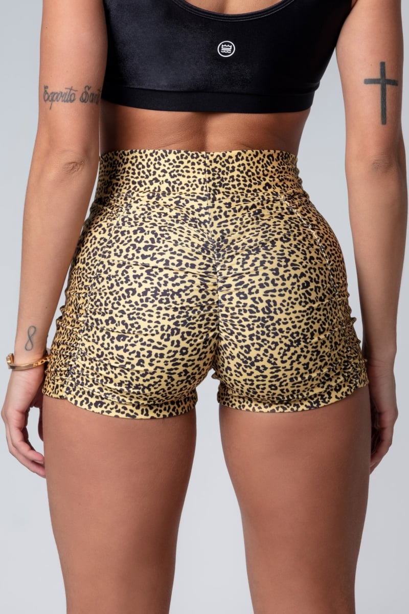 Hipkini - Urban Girl Animal Print Shorts - 3339894 Hipkini - Urban Girl Animal Print Shorts - 3339894