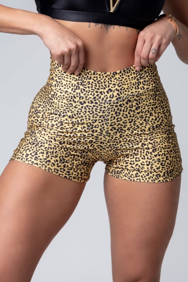 Hipkini - Urban Girl Animal Print Shorts - 3339894