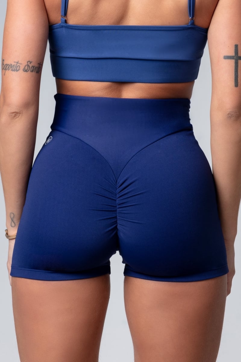 Hipkini - Urban Girl Navy Shorts with Ruffle - 3339900 Hipkini - Urban Girl Navy Shorts with Ruffle - 3339900