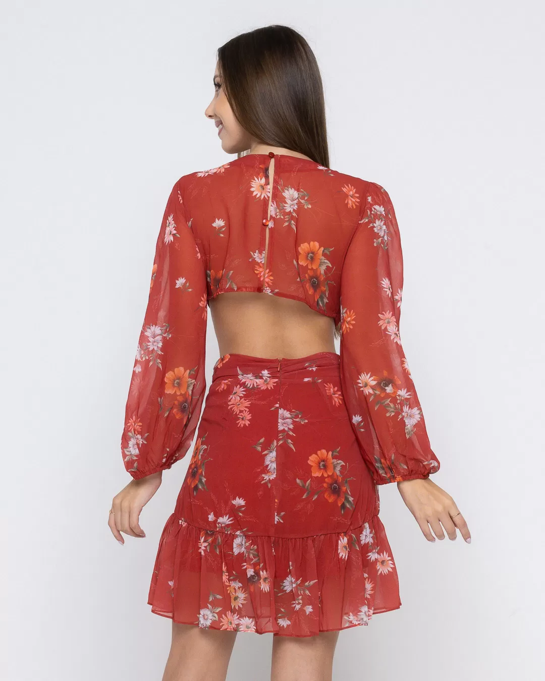Oxigênio - Dress Oxygen workout wheeldo Leaked Side Red Print - 2255175VERM Oxigênio - Dress Oxygen workout wheeldo Leaked Side Red Print - 2255175VERM