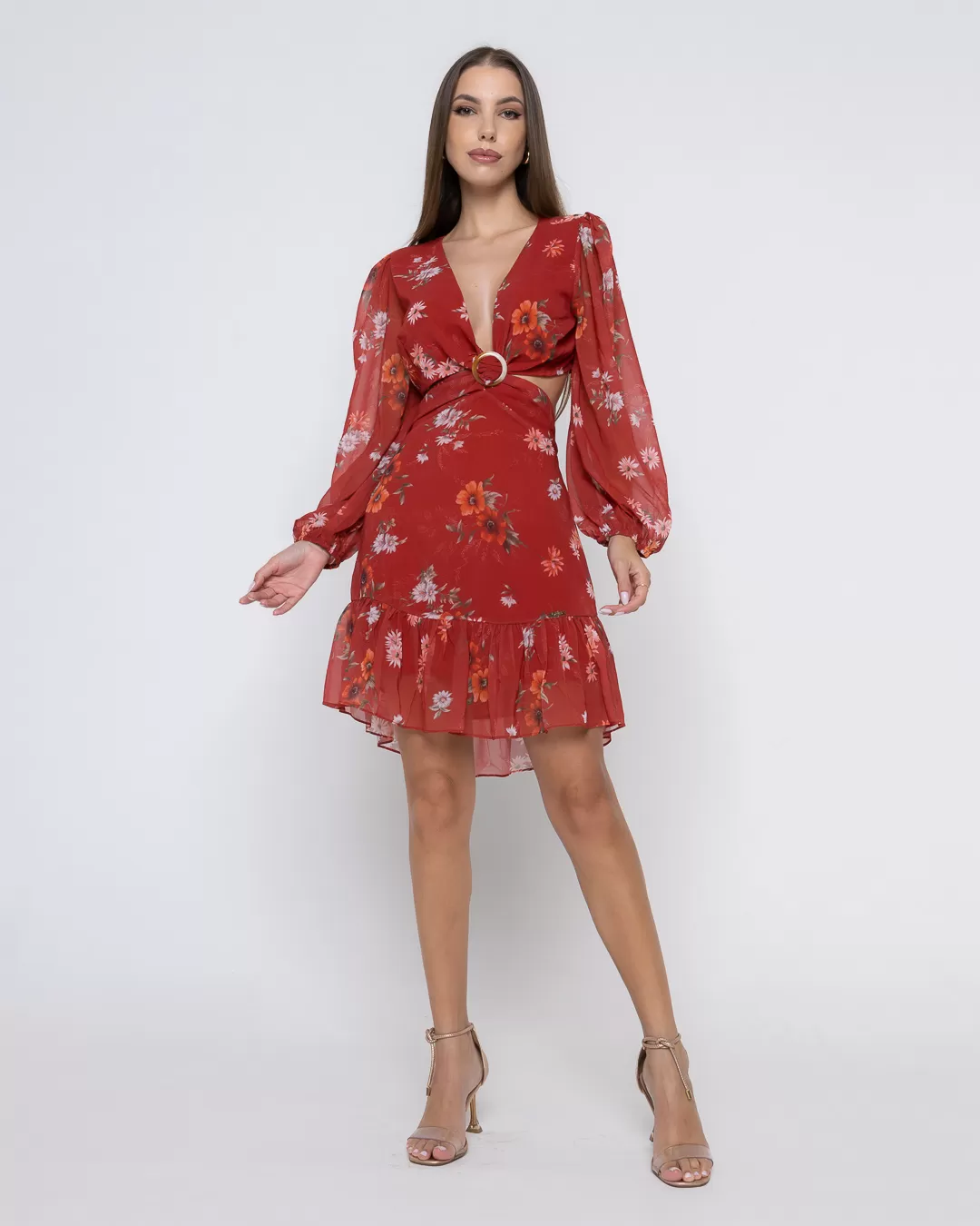Oxigênio - Dress Oxygen workout wheeldo Leaked Side Red Print - 2255175VERM Oxigênio - Dress Oxygen workout wheeldo Leaked Side Red Print - 2255175VERM