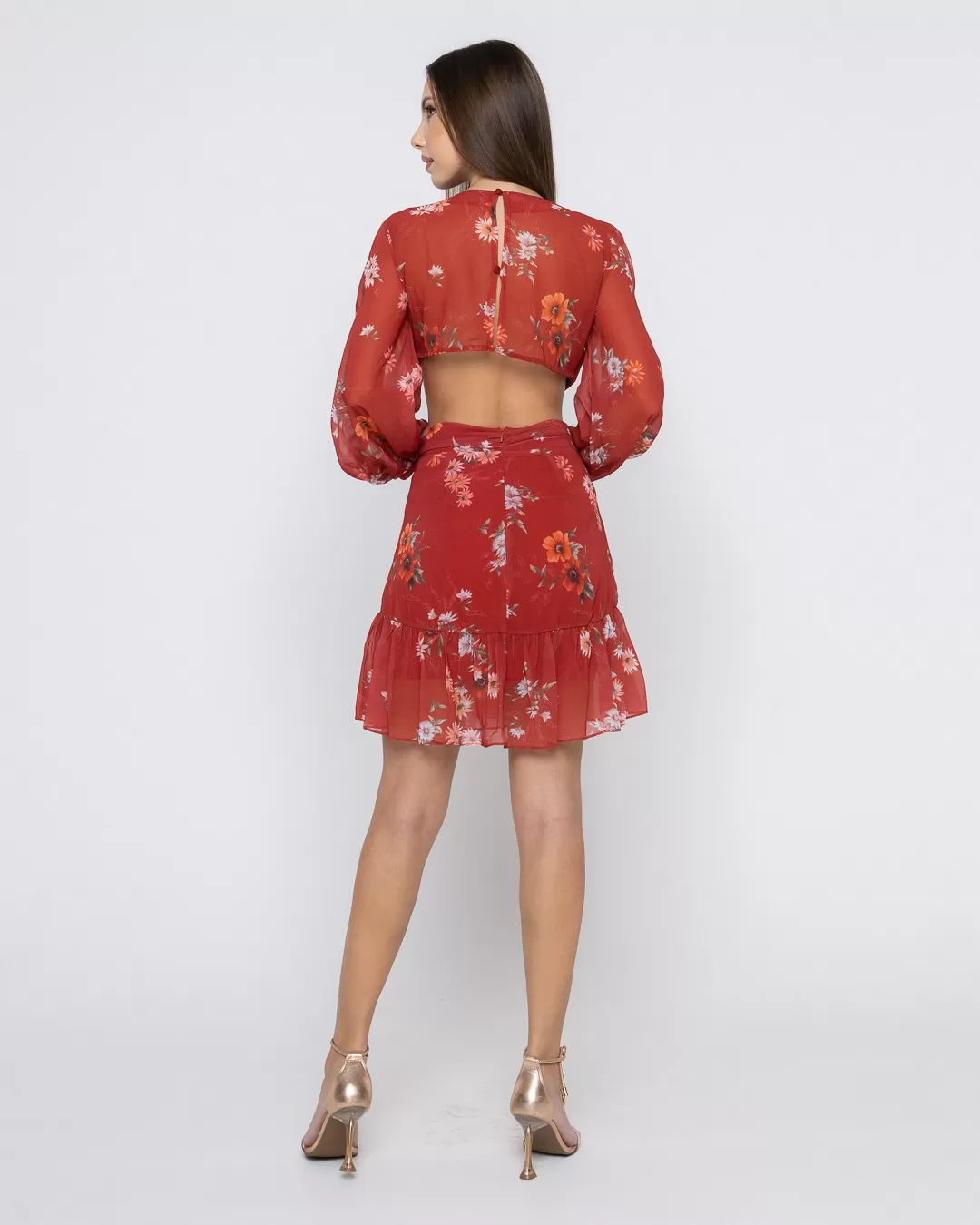 Oxigênio - Dress Oxygen workout wheeldo Leaked Side Red Print - 2255175VERM Oxigênio - Dress Oxygen workout wheeldo Leaked Side Red Print - 2255175VERM