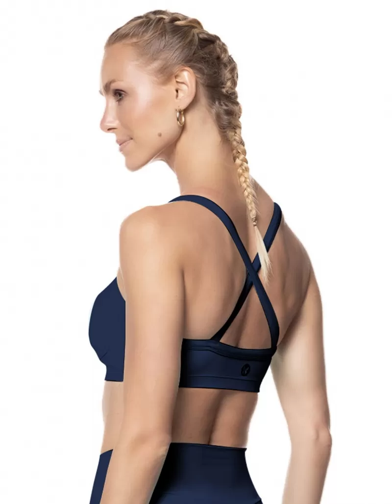 Vestem - Sports bra Lovers Navy Blue Dark - TOP556.ESS.C0173 Vestem - Sports bra Lovers Navy Blue Dark - TOP556.ESS.C0173